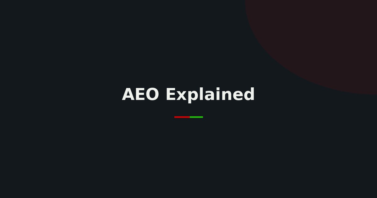 What Is AEO and Why Your Business Needs It