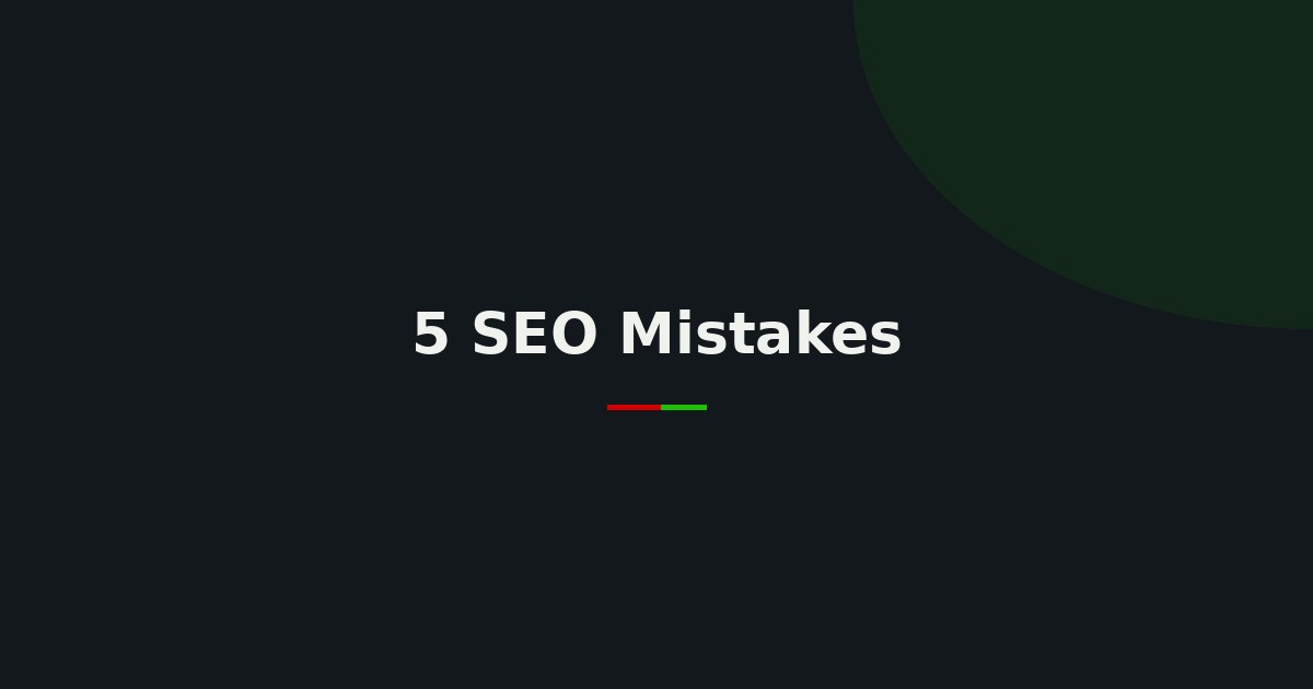 5 Reasons Your Website Is Not Showing Up on Google